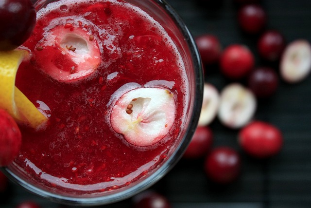 cranberries, cocktail, berry