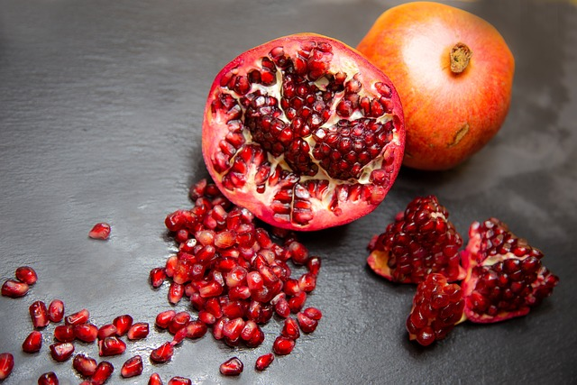 pomegranate, fruit, sweet